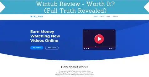 landing page of wintube